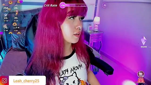 Leah_cherry - i want see your under skirt 👅