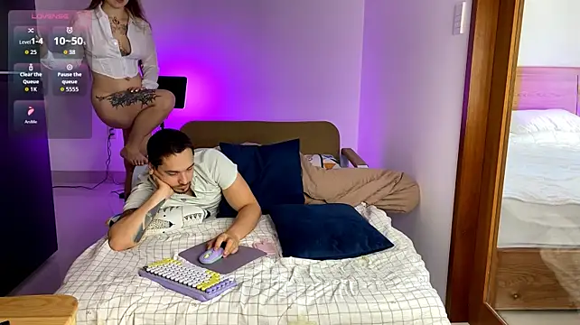 INSOMNIA_strip - naked pussy doggy + kneading ass
