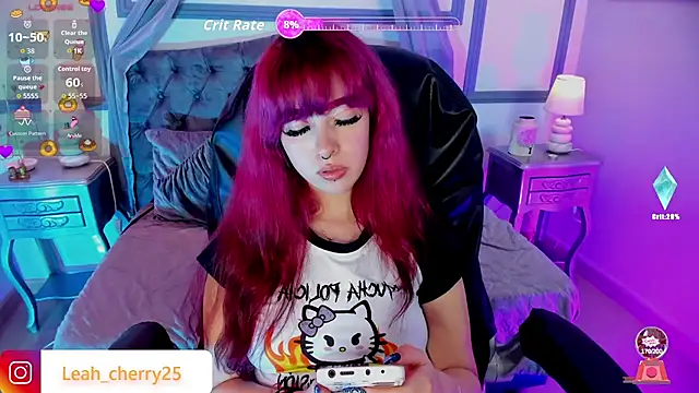 Leah_cherry - i want see your under skirt 👅
