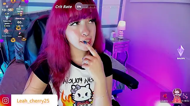 Leah_cherry - i want see your under skirt 👅