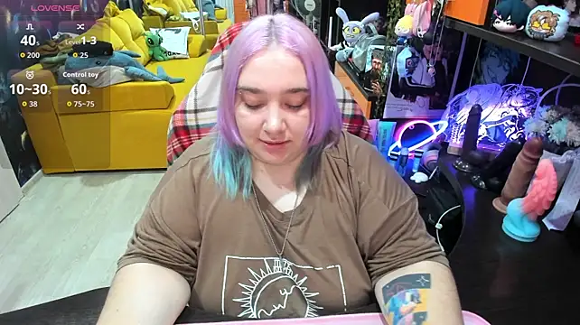 Softie_Sofy - Fuck pussy with big black toy!~ (☆▽☆)