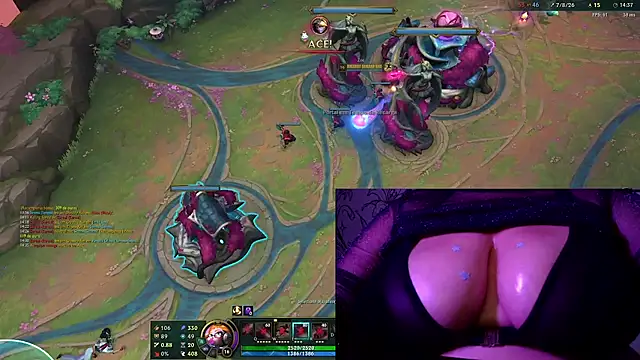 PuffMorgana - Sugador no grelinho enquanto joga 💋