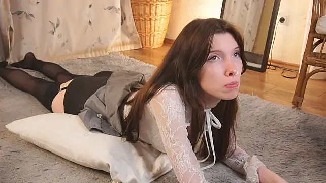 MarinSabine - show my bra + squeeze my tits closeup