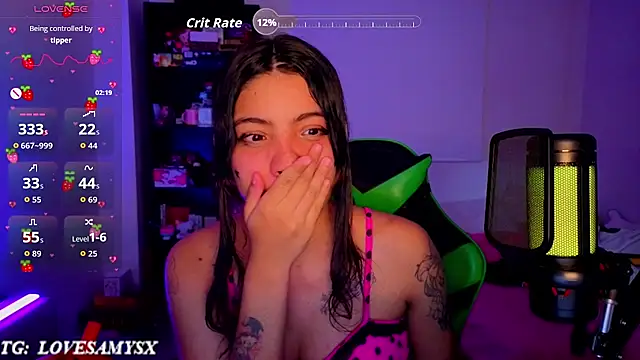 Lovelyamyy - CUM SHOW IN PANTIES + FEETS + DOMI👾