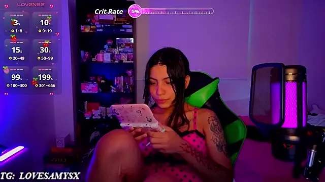 Lovelyamyy - CUM SHOW IN PANTIES + FEETS + DOMI👾
