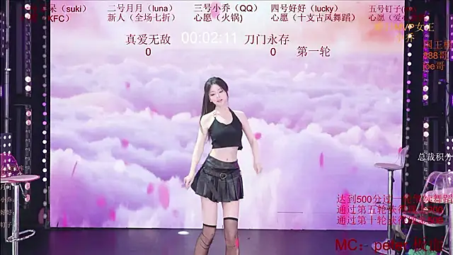 St-climax05 - 在大竹笋上操5个气球