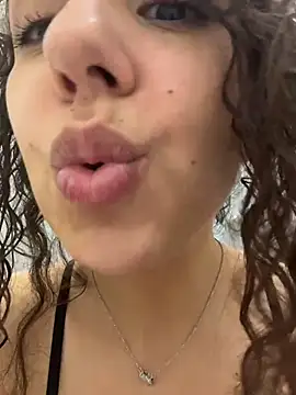 Choco__latte - RISKY show naked boobs kn KFC