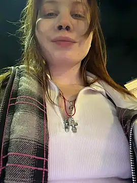 SlavicCandy - lick finger & moan loudly in public