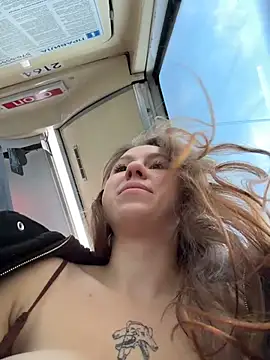 Outdoor-houndour - pull nipples and shake tits