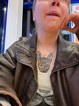 Sunny___Bunny - lick finger while looking at stranger