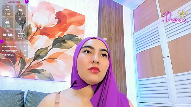 Malika_Noor - Slow bounce with her tits in front of th