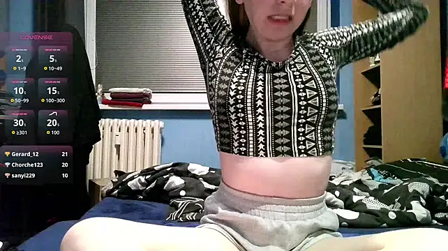 Myaspotlight - Take off shirt (bra reveal)