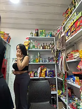 Sara_fun - Two girls naked in store public