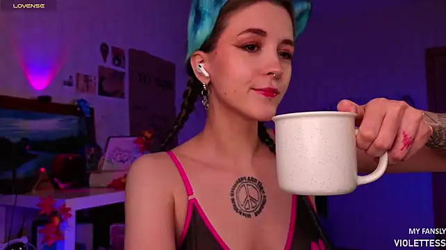 Violettess - Boobs bounce + ahegao!