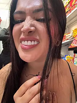 Sara_fun - Two girls naked in store public