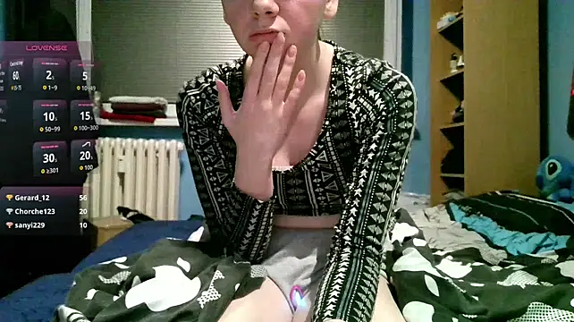 Myaspotlight - Take off shirt (bra reveal)