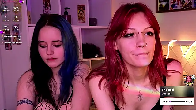 Ritalynnblessed - Frech kiss closeup + choke