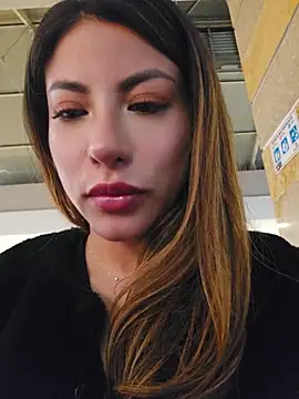 Karen_San_Miguel - Open a blouse in public + control toy 5m