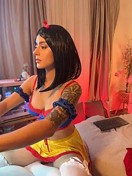 Annieesweett - Dildo play in doggy pose