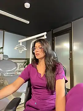 Iris_cuteface - ride dildo behind the door