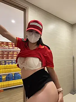 Sneaky_Cumshoot - Sneaky masturbatiing under Mart Cashier