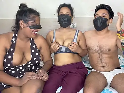 Haseena_group - Blowjob with new and ziya lush fucking
