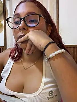 Cherry_rousse - sucking a breast with cream on it