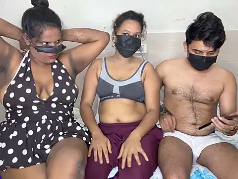 Haseena_group - Blowjob with new and ziya lush fucking