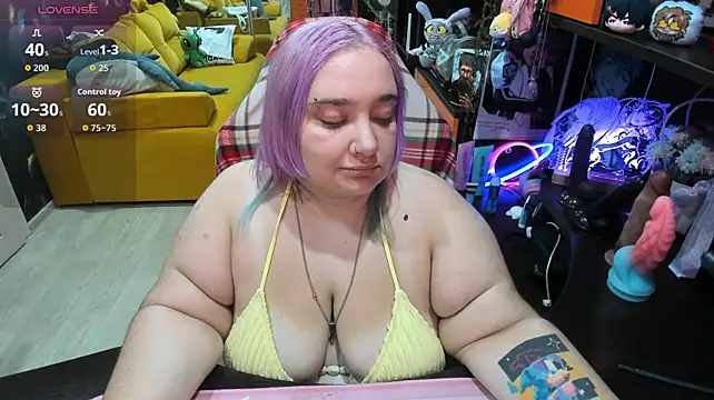 Softie_Sofy - Pussyfuck with black big toy~( •̀ ω •́ )