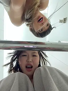 CreamPuff- - Sophie in doggy+Aiko slap her ass in WC