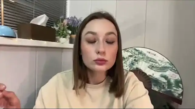 SarahHazelrigg - smoking a cigarette
