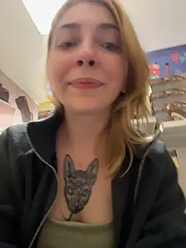 Sunny___Bunny - 1 finger inside pussy in library
