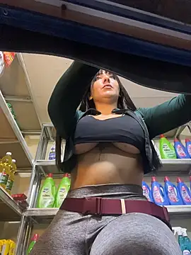 AlanaRouss - full naked in the store