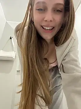 CutieShy - GO outside+RUB PUSSY in the hallway WC