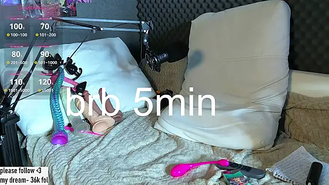 Fluffy_Cloude - fuck pussy with dildo 4 min