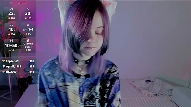 Hikkacat - squeeze tits each other ( ˶ • ω • ˶ ) ⋆｡