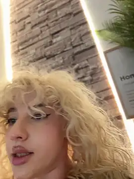CurlyDaisy - tongue out then suck fingers really slow