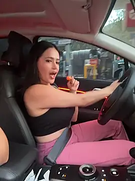 Sara_fun - Two girls naked in car