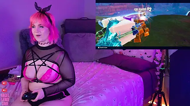 Angel-Lewd-Cake - Fuck machine🩷Doggy position on floor