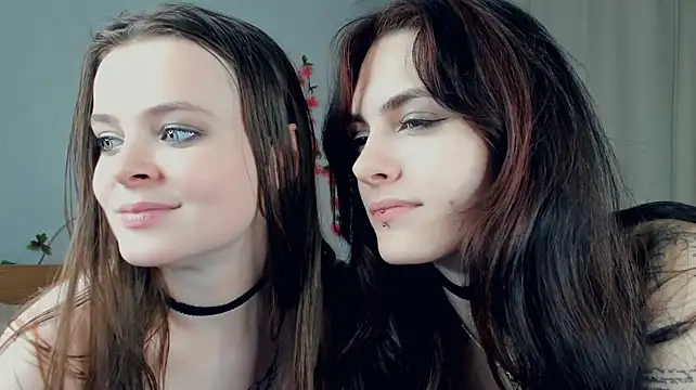 KrystalTrudel - deep french kiss with tongue licking