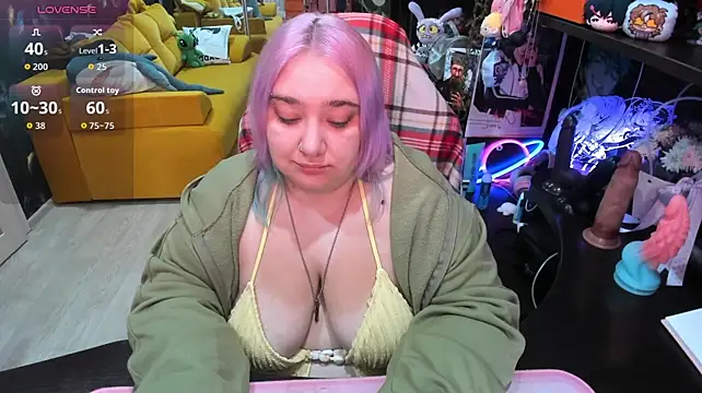 Softie_Sofy - Pussyfuck with black big toy~( •̀ ω •́ )