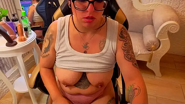 Aria_cn - Boobs play + lots of cum on tits