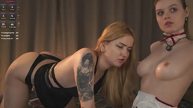 MandaReh - Lana caresses Luna belly button with ice