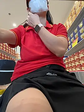Sneaky_Cumshoot - Sneaky masturbatiing under Mart Cashier