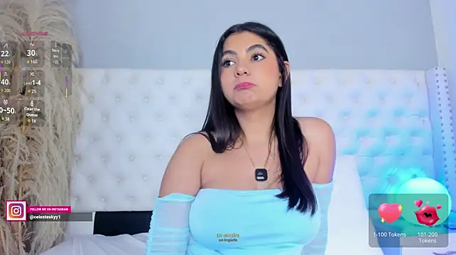Celeste_Sky15 - Oil in boobs
