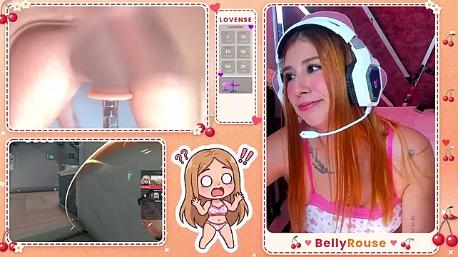 BellyRouse - NIPPLE CAPS + SPANKS+ GIVE MOAN CTL 1 MN