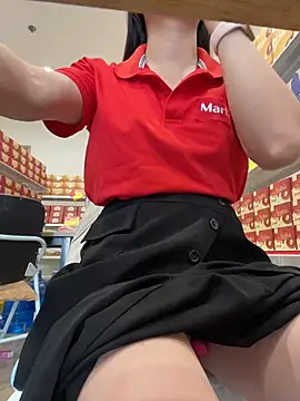 Sneaky_Cumshoot - Sneaky masturbatiing under Mart Cashier