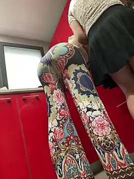 Angelitasexy81 - Celeste skirt up and slap her ass