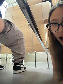 Coconut_milk - Massage boobs near urinal