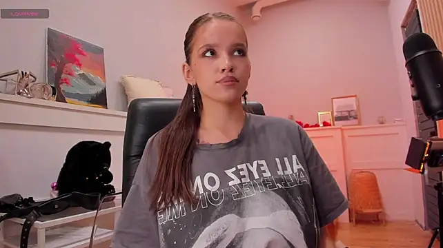 AdalynGlows - fake sperm on boobs